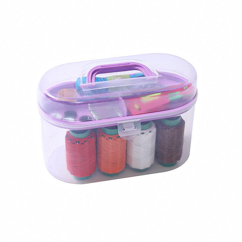 Kit de cusut pentru uz casnic, 10 piese, cutie de cusut portabilă și unelte pentru cusut manual