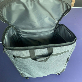 Sklopivi ruksak za prijenosno računalo, denim, s više džepova, unisex poslovni ruksak, odjeljak za 15,6 inčni laptop