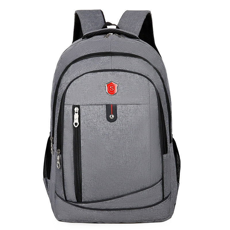 Mužski poslovni ruksak od najlona, prostor za 15-inčni prijenosnik, 20–35 L, urban stil, prozračan stražnji dio, otporan na habanje, naramenice s zračnom jastukom