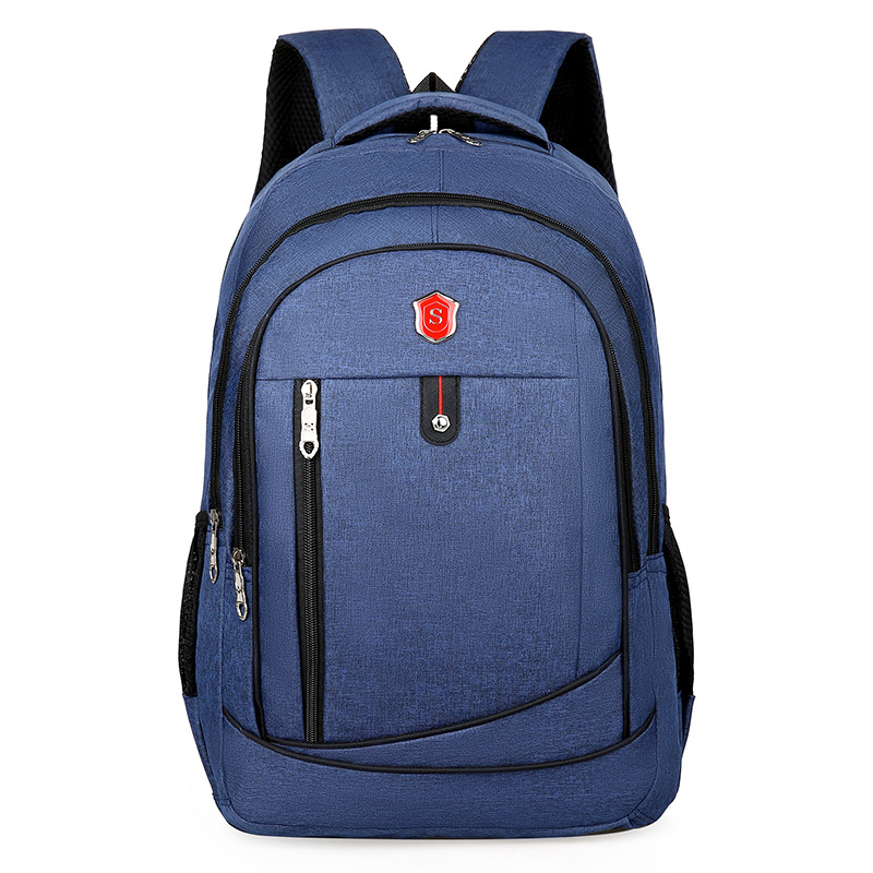 Mužski poslovni ruksak od najlona, prostor za 15-inčni prijenosnik, 20–35 L, urban stil, prozračan stražnji dio, otporan na habanje, naramenice s zračnom jastukom