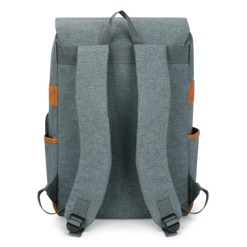 Prilagodljiv ruksak s dvostrukim naramenicama, višenamjenski svakodnevni ruksak za outdoor putovanja i nošenje prijenosnog računala, unisex, 20–35L, poliester, prozračne naramenice