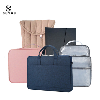 Torba za laptop od najlona, velika kapaciteta, otporna na habanje, korejskog stila, mekana ručka i zatvarač, prilagodljiv dizajn za poslovna putovanja