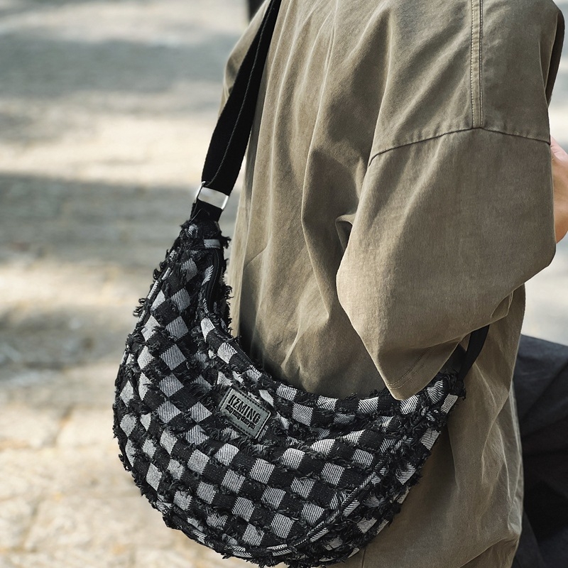 Ženska traper torba Chi Quan, 2024 nova moda, umjetnički retro dumpling torba, svakodnevna crossbody torba