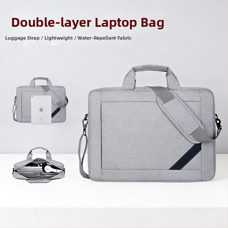 Torba za laptop 14 inča, lagana poslovna torba za putovanja, velika kapaciteta, unisex, Oxford platno, prozračna, vodootporna, otporna na habanje
