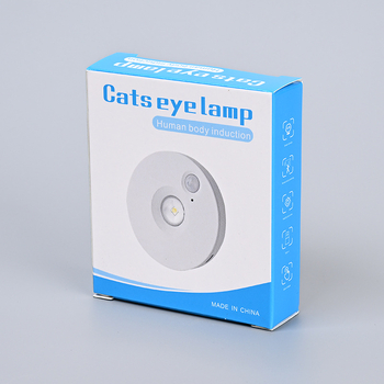 Inteligentna LED noćna lampica s senzorom pokreta, USB punjiva, kutna zidna svjetiljka s cat-eye dizajnom