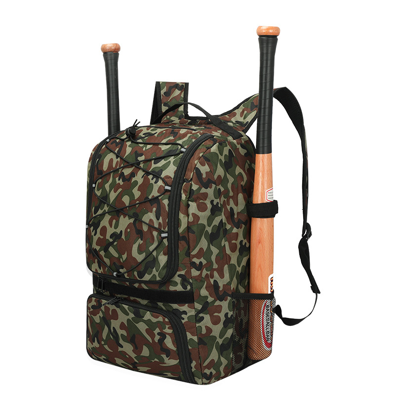 Novi veliki kapacitni vanjski vodootporni ruksak s kamuflažnim uzorkom, 50×32×20 cm, pretinac za 10-inčni laptop, unisex za planinarenje