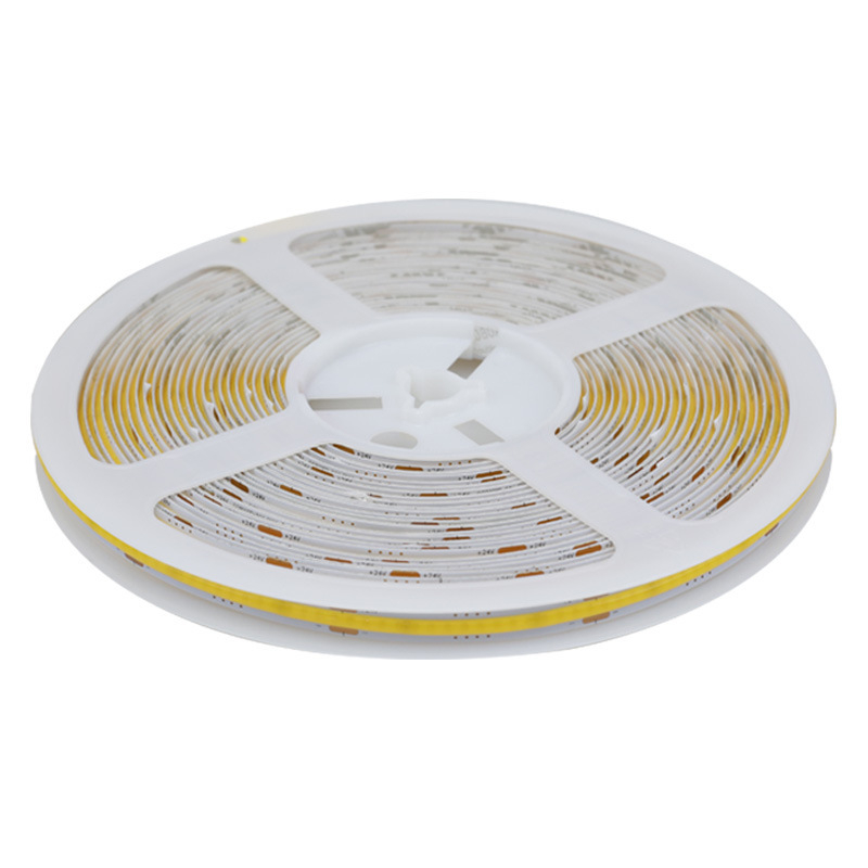 24V COB LED traka, samoljepljiva fleksibilna LED traka za ormariće i stropove, 10W, 90CRI, prilagodljiva svjetlost, kut zračenja 180°, 320/480 LED