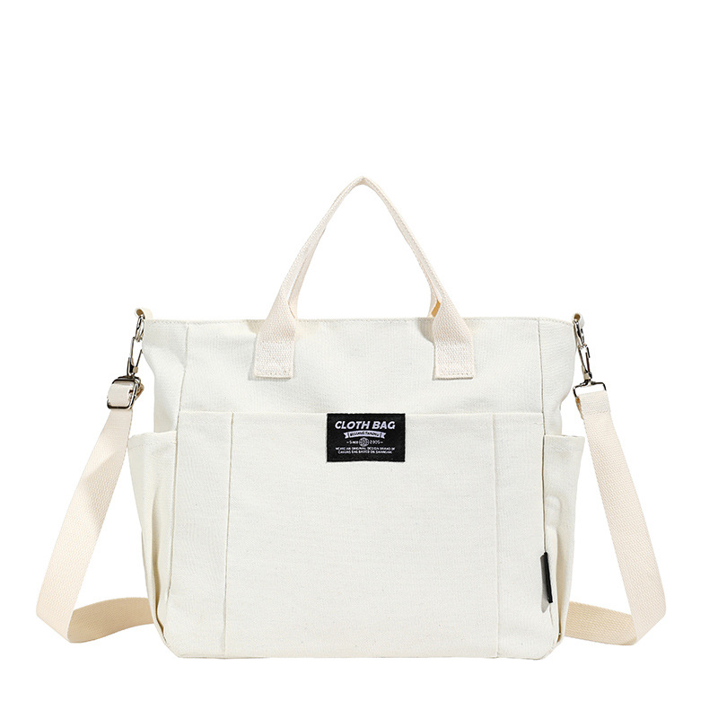 Platnena crossbody torba, velika kapaciteta, korejskog stila minimalistička torba za svakodnevnu uporabu