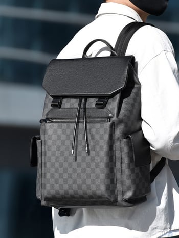 Visokokapacitetni muški poslovni ruksak za laptop s mogućnošću prilagođavanja logotipa, vodootporan, za 16-inčni laptop