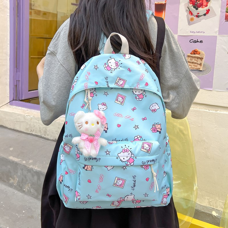 Novi školski ruksak u japanskom stilu za djevojčice, s animiranim motivom, za učenice 3.-6. razreda, velik kapacitet 20-35 l, kampus stil, pogodan za 14-inčni laptop