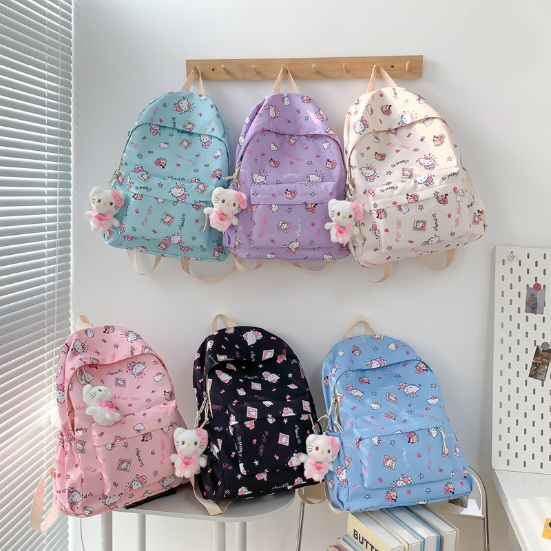 Novi školski ruksak u japanskom stilu za djevojčice, s animiranim motivom, za učenice 3.-6. razreda, velik kapacitet 20-35 l, kampus stil, pogodan za 14-inčni laptop