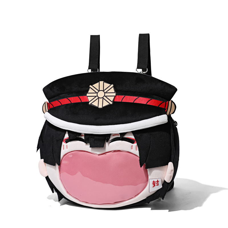 Toilet-Bound Hanako-kun plišana crossbody torba, 2D anime stil