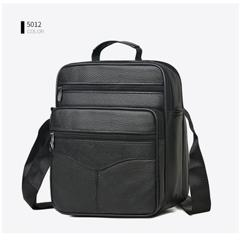 Geantă bărbătească din piele naturală, crossbody, capacitate mare, pentru exterior, multifuncțională, rezistentă la apă