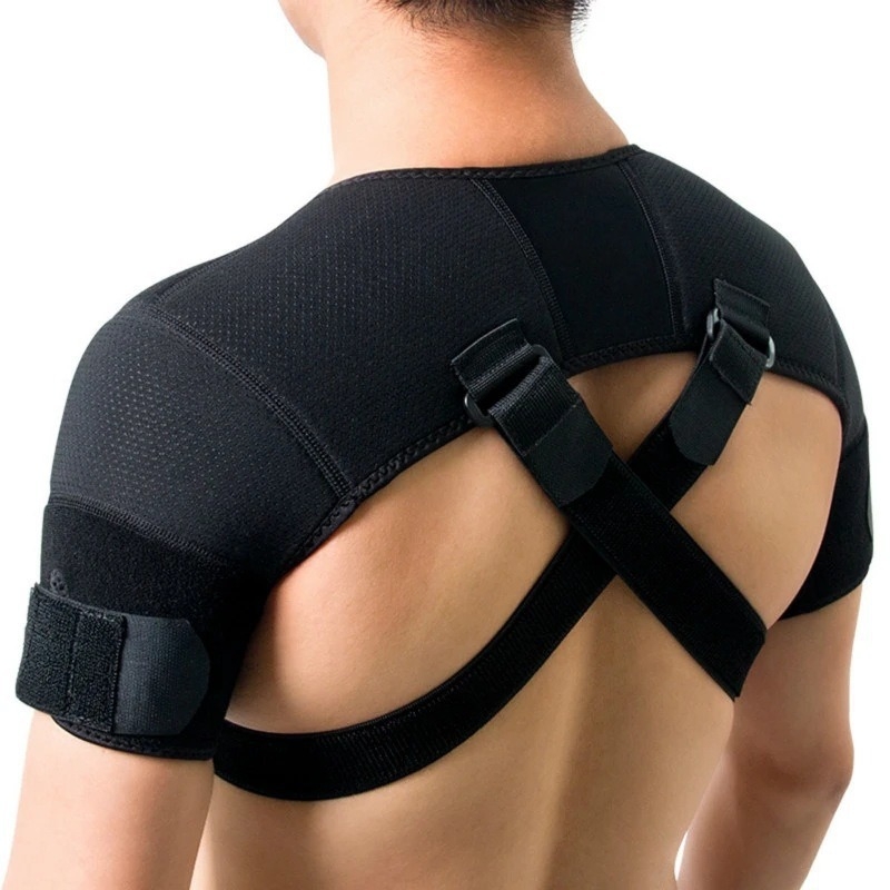 Prilagodljiv križni remen za rame za ublažavanje bolova u leđima, dvostruki remeni, sportska podrška ramena