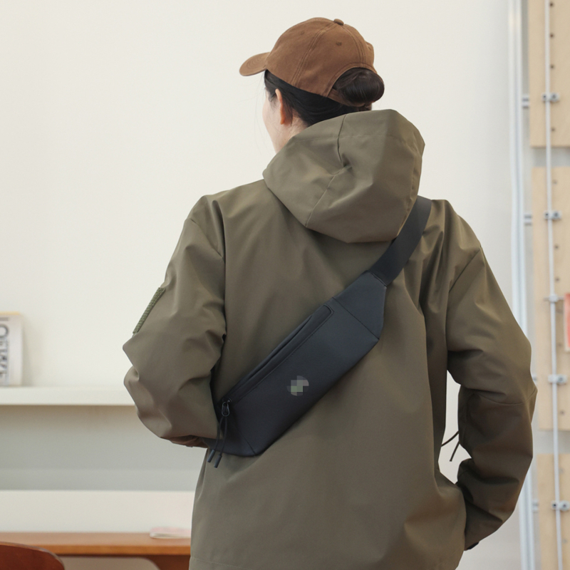 Muška moderna pojasna torba, svestrana crossbody torba za sport i putovanja od najlona, velikog kapaciteta