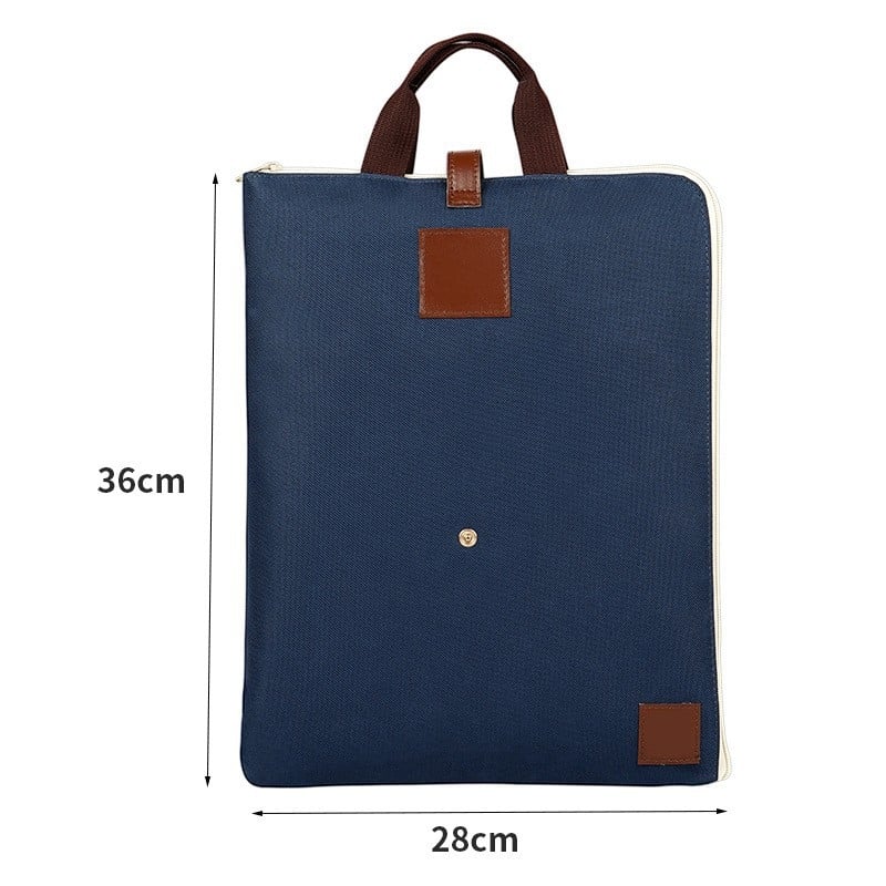 Muška torba za dokumente za 16-inčni prijenosnik, Oxford tkanina, gradski minimalistički stil, lagana i otporna