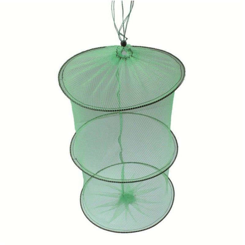 Najlon torba s mrežom za ribe i škampe, s finim mrežama, sklopiva mreža za sušenje i uzgoj škampi