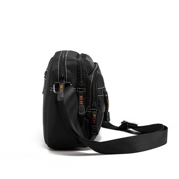 HEYI muška torba od najlona crossbody, jednostavan dizajn, više pretinaca, lagana za svakodnevnu upotrebu i putovanja, pogodno za 8-inčni prijenosnik