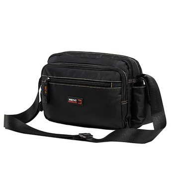 HEYI muška torba od najlona crossbody, jednostavan dizajn, više pretinaca, lagana za svakodnevnu upotrebu i putovanja, pogodno za 8-inčni prijenosnik