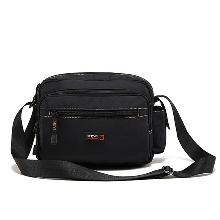 HEYI muška torba od najlona crossbody, jednostavan dizajn, više pretinaca, lagana za svakodnevnu upotrebu i putovanja, pogodno za 8-inčni prijenosnik