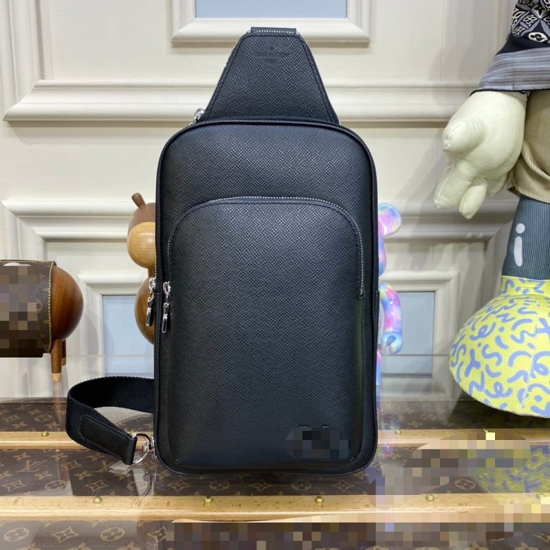 Muška platnena torbica za prsa, klasičan ramenski i crossbody stil, vodootporna, svakodnevna i putna uporaba, M46327