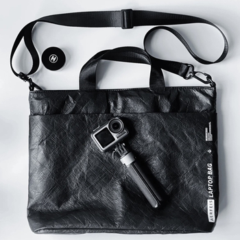 DuPont papirnata laptop torba s ručkom, preko ramena i crossbody, muška poslovno-opuštena torba za prijenosnik, mogućnost logotipa