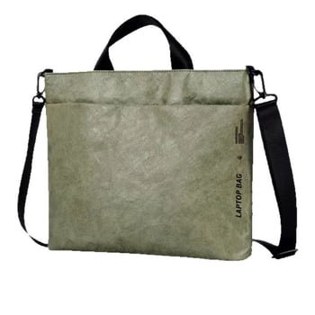 DuPont papirnata laptop torba s ručkom, preko ramena i crossbody, muška poslovno-opuštena torba za prijenosnik, mogućnost logotipa