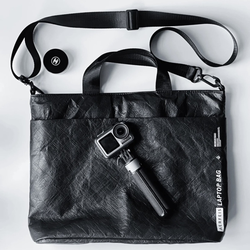 DuPont papirnata laptop torba s ručkom, preko ramena i crossbody, muška poslovno-opuštena torba za prijenosnik, mogućnost logotipa