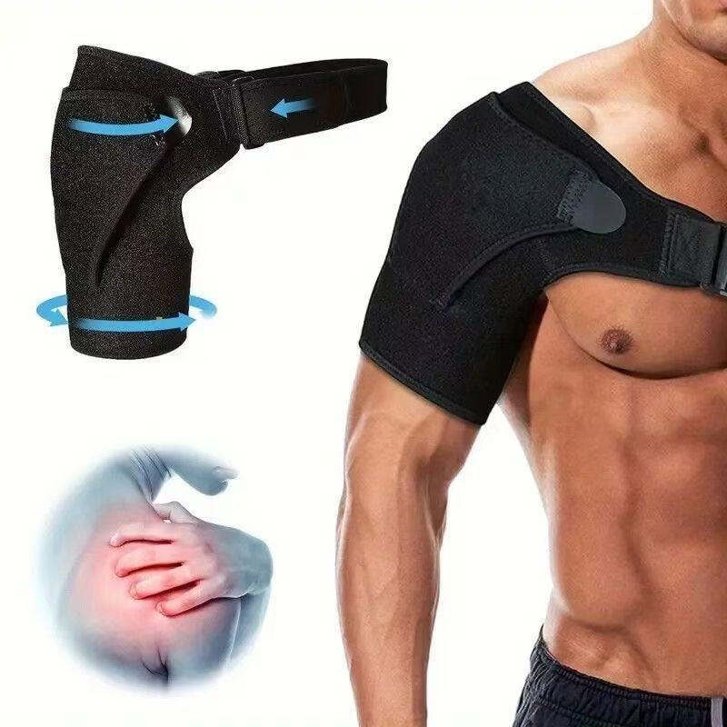 Prilagodljivi sportski štitnik ramena s kompresijom, stabilizator ramena, prevencija istegnuća, s funkcijom hlađenja za rame i vrat