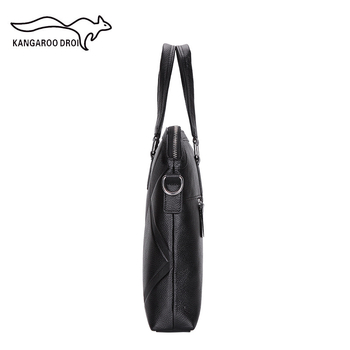 Muška torba od prave kože, horizontalna, crossbody, poslovno- casual stil, koža prvog sloja, reljefna tekstura