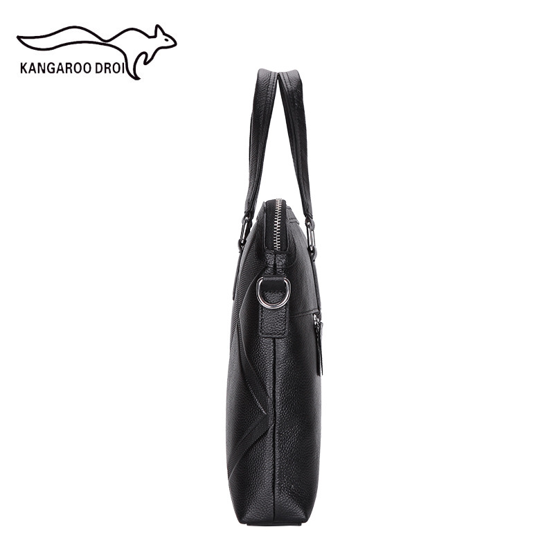 Muška torba od prave kože, horizontalna, crossbody, poslovno- casual stil, koža prvog sloja, reljefna tekstura
