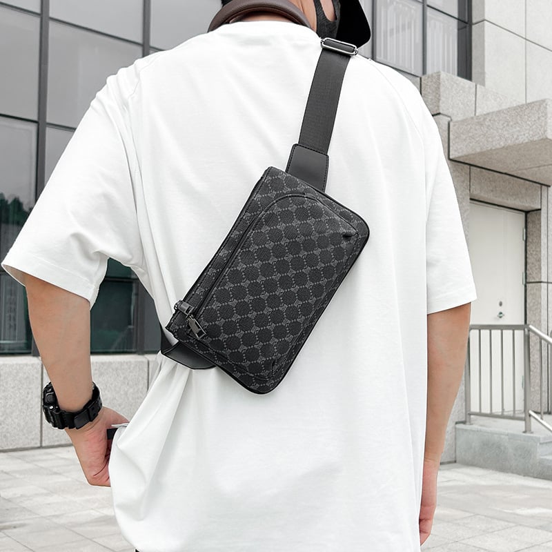 Muška crossbody torba, novi dizajn, gradski stil, vrhunska kvaliteta, svakodnevna sportska torba, kompatibilna s 8-inčnim prijenosnim računalom