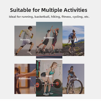 Unisex set zaštite gležnja i zapešća za oporavak od uganuća ligamenata i stabilizaciju zglobova u sportu