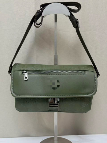 Muška crossbody torba za poslovno putovanje, otporna na habanje, vodootporna, s preklopom, klasičan gradski dizajn