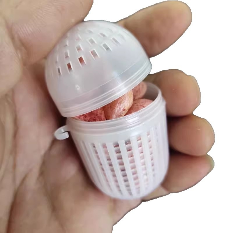 30 komada plastična kavez za škampe s kuglicama za mamac