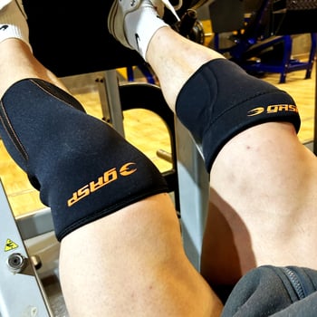 GASP SCR Neopren koljena navlaka i štitnici za lakat za powerlifting, čučanj i bench press – zaštitna oprema za bodybuilding