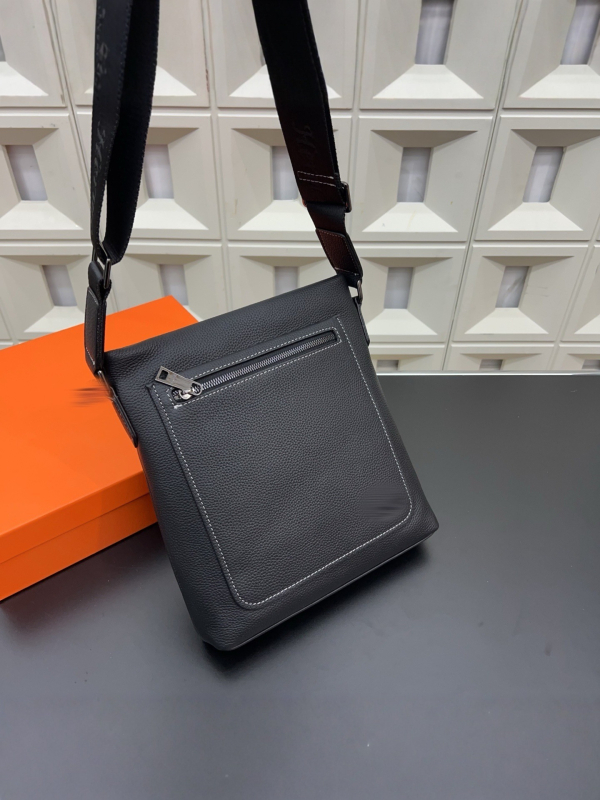 H Messenger torba, koža krava, muška torba preko ramena, poslovno-casual stil, crossbody torba, vodootporna, otporna na habanje, minimalistička torba za dnevne gradske potrebe