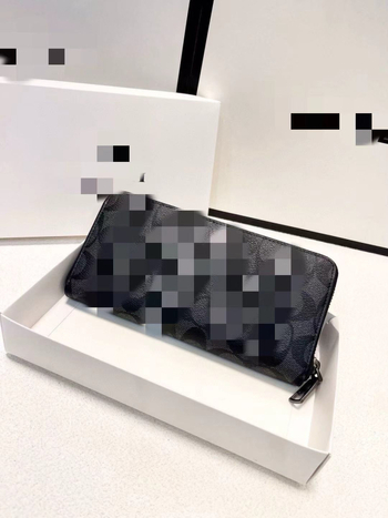 Muški dugi novčanik sa zipom, višestruki pretinci za kartice, velika kapaciteta, tiskana torbica za telefon