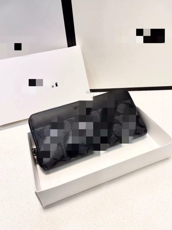 Muški dugi novčanik sa zipom, višestruki pretinci za kartice, velika kapaciteta, tiskana torbica za telefon