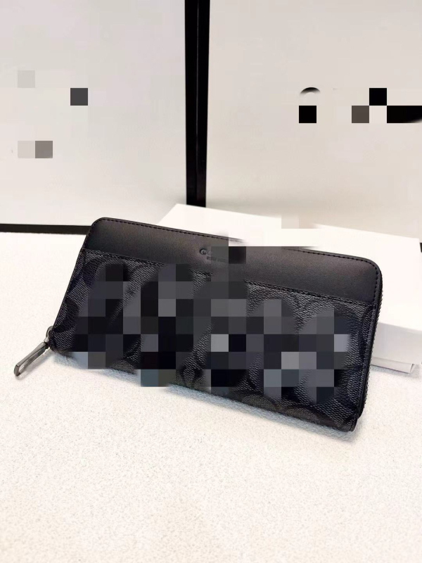 Muški dugi novčanik sa zipom, višestruki pretinci za kartice, velika kapaciteta, tiskana torbica za telefon
