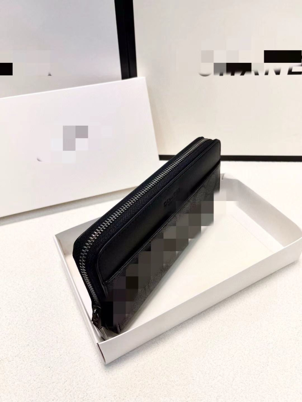 Muški dugi novčanik sa zipom, višestruki pretinci za kartice, velika kapaciteta, tiskana torbica za telefon