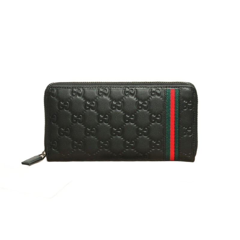 Unisex bi-fold novčanik s otiskom tekstilne trake i šarenih pruga - G60223
