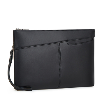 Muška PU kožna clutch torba - vodootporna, mekana površina, torbica za telefon za poslovna putovanja