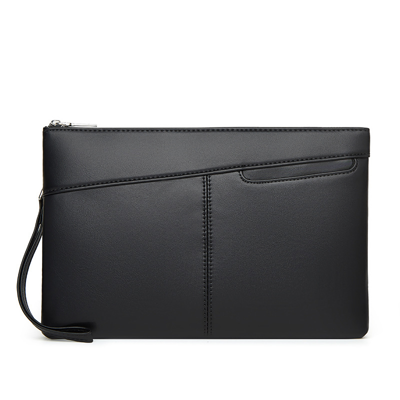 Muška PU kožna clutch torba - vodootporna, mekana površina, torbica za telefon za poslovna putovanja