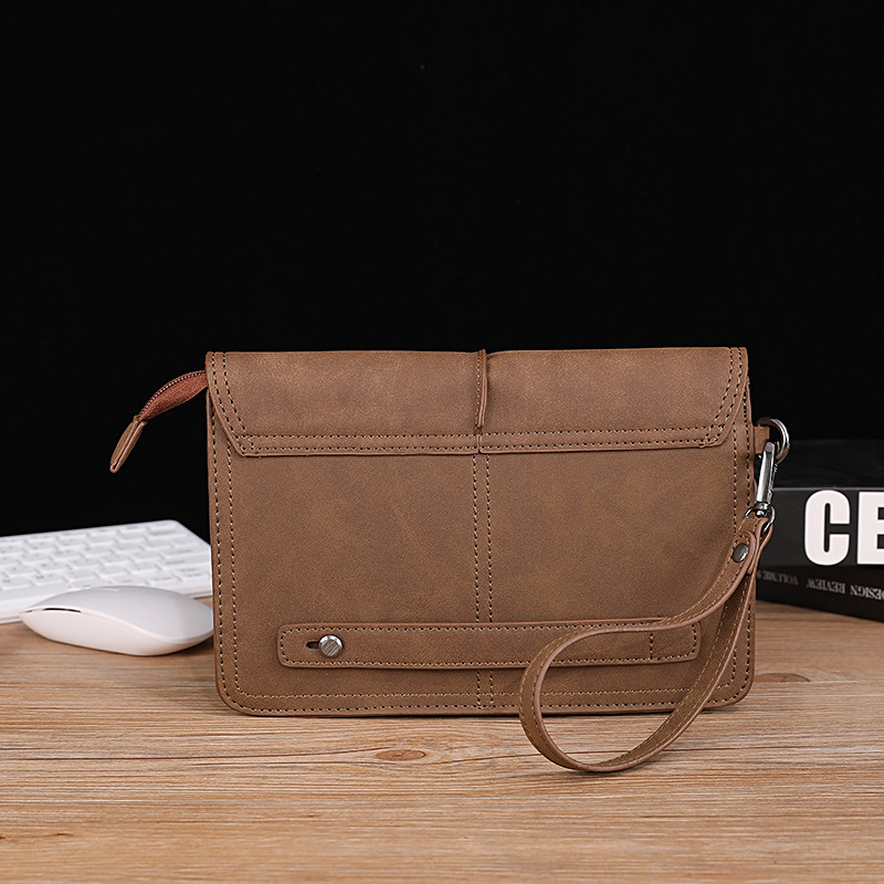 2026 muška clutch torba – mat PU koža, mat završni izgled, svakodnevna upotreba, novčanik i torbica za kovanice