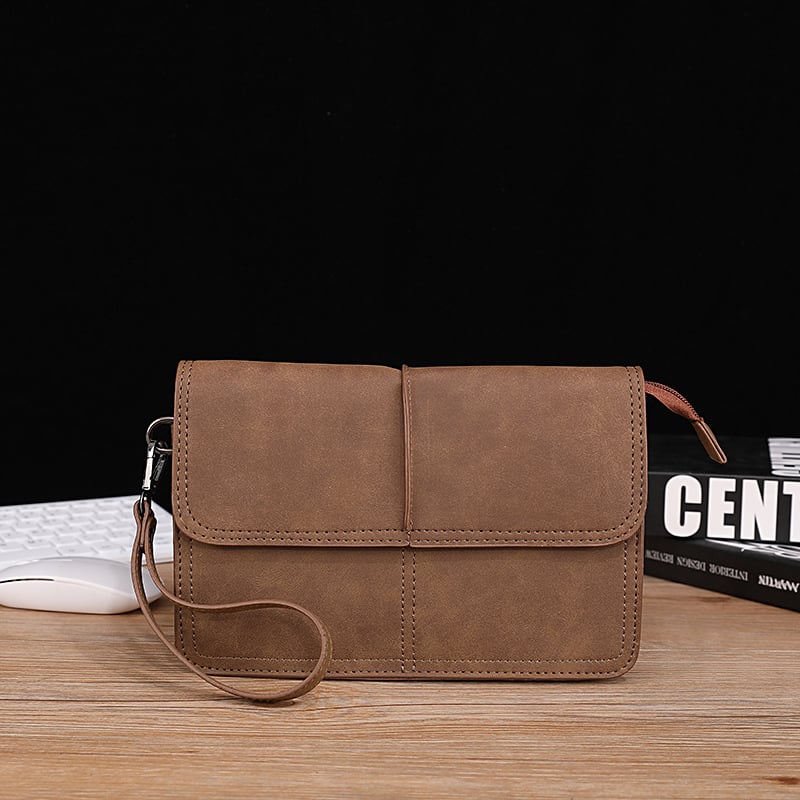 2026 muška clutch torba – mat PU koža, mat završni izgled, svakodnevna upotreba, novčanik i torbica za kovanice