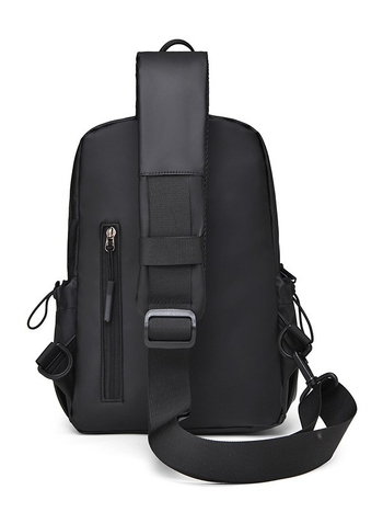 Buckleys Muška Torbica za Prsa, Veliki Kapacitet, Crossbody za Putovanja, Vodootporna, Džep za 8-Inčni Uređaj