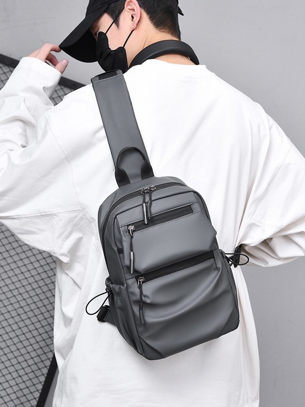 Buckleys Muška Torbica za Prsa, Veliki Kapacitet, Crossbody za Putovanja, Vodootporna, Džep za 8-Inčni Uređaj