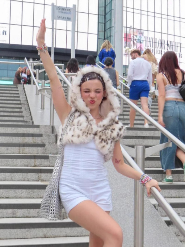 Jakna od umjetne krznene sa leopardim uzorkom, ultra kratka dužina, za Halloween cosplay, inspirirana likom iz animea