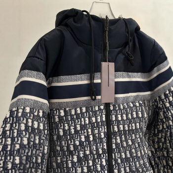 Nanyou debeli jesensko-zimski kaput s monogramnim printom, punjenje od pamuka, udoban kroj, za žene i muškarce
